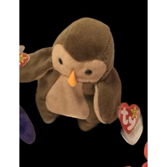 TY BEANIE BABIES - 4 Babies - 1 Princess Bear and 3 Other Animals New with Tags - Picture 4 of 12